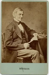 Ralph Waldo Emerson (1803-82), Amerikaanse dichter, filosoof, essayist